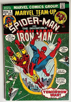 Marvel Team Up #9 Spider-Man & Iron Man - 1st Spider-Man Vs Kang! Marvel 1972 • $30