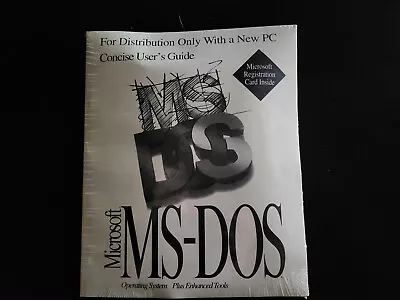 Microsoft MS-DOS Operating System Plus Enhanced Tools • $60