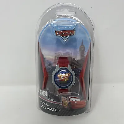 Disney Pixar Cars Lightning McQueen LCD Watch ‘Just A Blur’ NEW • $9.95