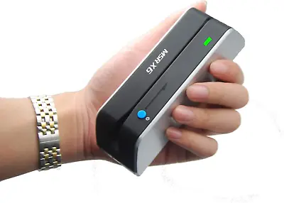 Bluetooth VIP Card Swiper Reader Writer Encoder Hico 3 Tracks USB And Bluetooth • $224.47