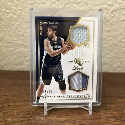 Marc Gasol 2013-14 National Treasures Patch-Jersey /25 Grizzlies • $31.99