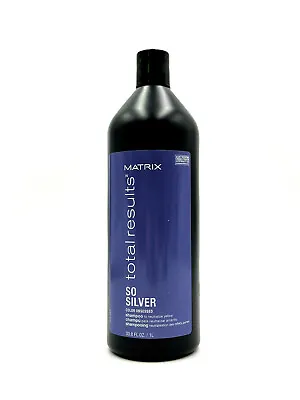 Matrix Total Results So Silver Color Obsessed Shampoo 33.8 Oz • $39.09