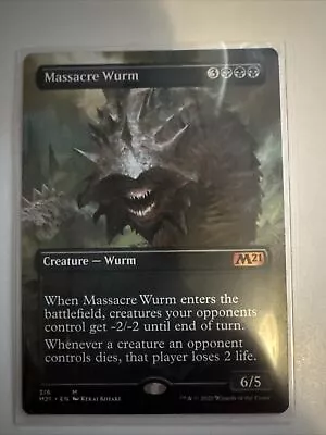 MTG Magic The Gathering Massacre Wurm (316/470) Core Set 2021 NM • $0.99