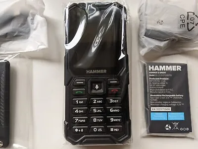 MyPhone Hammer 5 Smart Dual SIM KaiOS 4G LTE 512MB/4GB ROM IP68 Rugged Phone • £83.99