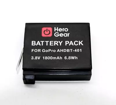 1800mAh Battery GoPro Rechargeable Battery For GoPro HERO4 - AHDBT-401 • $5.50