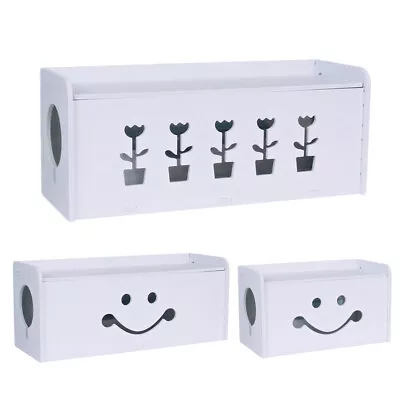 Cable Tidy Box Case Wire Cable Management Home Socket Safety Storage Organizer • £11.88