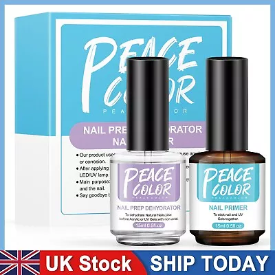 15ml Nail Dehydrator Primer Bonder Prep Nail Art Extension Gel Manicure Polish • £8.99