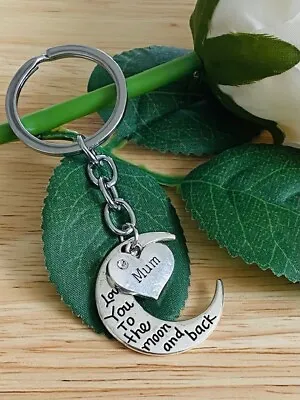 I Love You To The Moon & Back Keyring - Keychain - Gift • £2.49