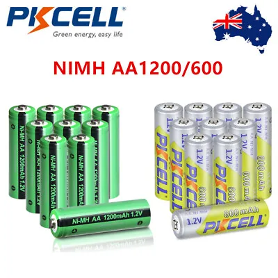 10-30x 600mAh AA/1200mAh AA Rechargeable Battery NI-MH 1.2V Recharge Batteries • $23.99