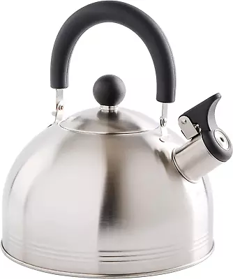 Carterton Stainless Steel Whistling Tea Kettle 1.5-Quart Silver • $61.45