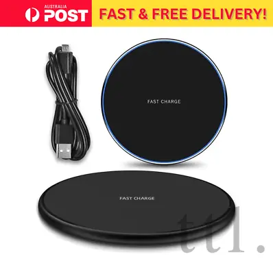 $12.50 • Buy Qi Wireless Charger Charging Pad For IPhone 13 12 11 Pro Max Samsung S21 S20
