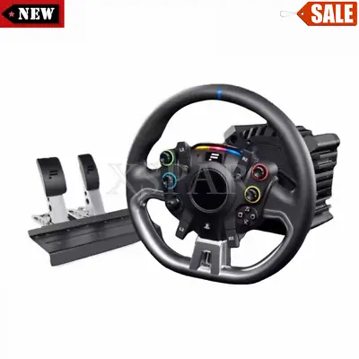 Original Steering Wheel DD PRO 8NM Direct Drive Wheel Base 2-Pedal Set For Gran • $2170