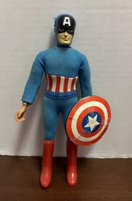 Captain America MEGO 8” Action Figure 1973  Marvel Comics Steve Rogers • $54.99