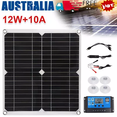 24V 260W Solar Panel Kit Mono Caravan Folding Camping Charging Controller Kits • $28.59