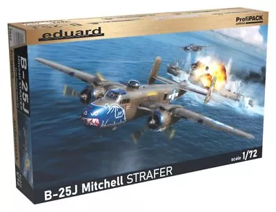 Eduard 7012 B-25J Mitchell Strafer 'Profi-Pack' 1/72 Scale Plastic Model Kit • $59.75