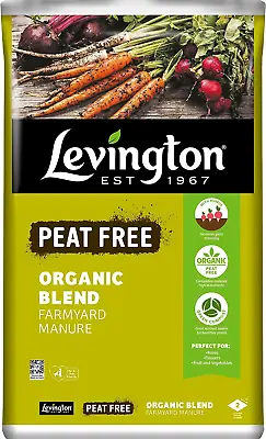 Levington Farm Yard Manure Organic Blend 50L • £17.73