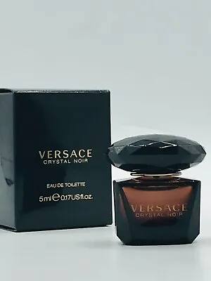 Versace Crystal Noir Women Perfume Edt Mini Splash 0.17 Oz New In Box • $15.95