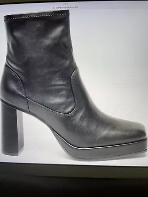 Della Terra Vegan Boots Square Toe New 9.5 Size Retail $224 • $70