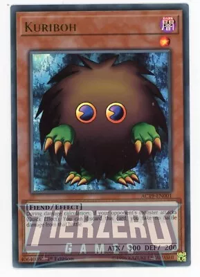 £5.95 • Buy Yugioh Kuriboh AC19-EN001 Ultra Rare 1st Edition Near Mint / LP