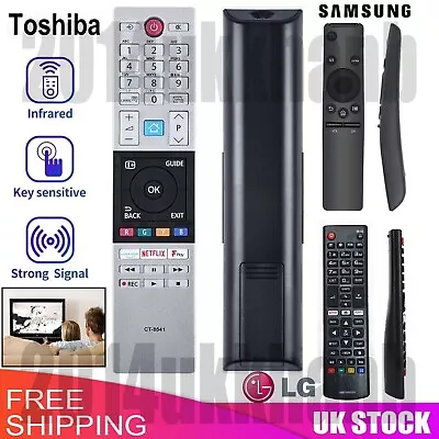 Toshiba Sky Lg Sumsang Tv Remote Control Replacement Netflix Prime Buttons Smart • £3.89