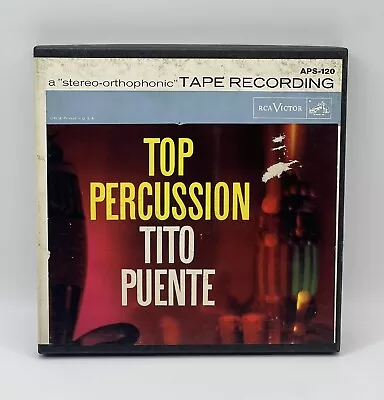 2-Track - TITO PUENTE Top Percussion RCA VICTOR  7 1/2 IPS Reel Tape APS-120 • $74.99