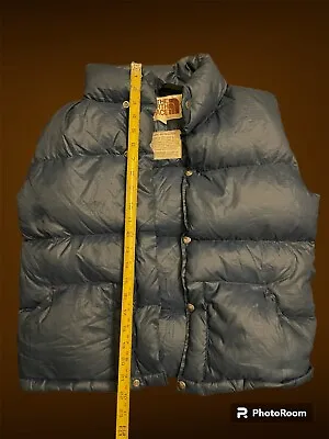 Vtg The North Face Brown Label Goose Down Insulated Puffer Vest Hiking - XS • $75