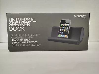 Vibe Sound Universal Speaker Dock Compatible IPad IPhone MP3 • $21.59