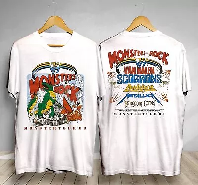 Monsters Of Rock Tour 1988 T-Shirt Tour Concert Halen • $23.99