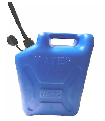 Blitz USMC 6 Gallon Water Can Jug Blue Plastic Carrier Camping Military • $38