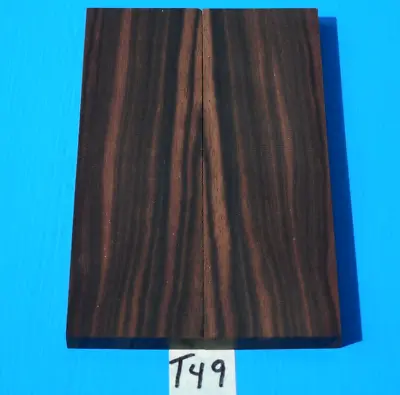 1 Pair Macassar Ebony Knife Scales~1/4  X 1-1/2 X 5 ~exotic Wood~lumber • $22.99