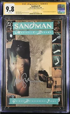 Cgc 9.8 Sandman #7 Signed & Sketch By Neil Gaiman!!!  One Of A Kind For Sale?! • $375