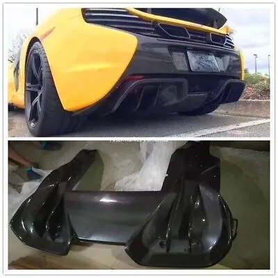 Fits For Mclaren Mp4-12c 650s Carbon Fiber Rear Bumper Lip Diffuser Splitter • $1549.99