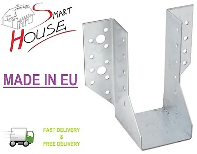 £10.98 • Buy Heavy Duty Galvanised Joist Hanger - Timber To Timber (40mm 50mm 60mm) Free P&P
