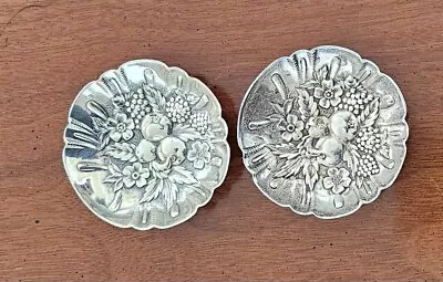 Two (2) S Kirk & Son Repousse #43 Sterling Silver Footed Nut Dishes 2 1/2  • $69.95