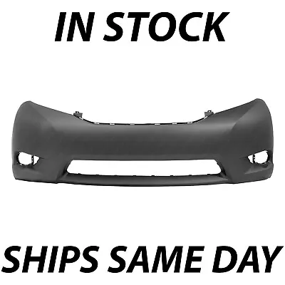 NEW Primered - Front Bumper Cover Fascia 2011-2017 Toyota Sienna Base L LE XLE • $132.53