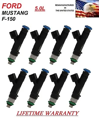 OEM BOSCH UPGRADED 8X Fuel Injectors For 2011-2019 FORD F-150 & Mustang 5.0L • $199