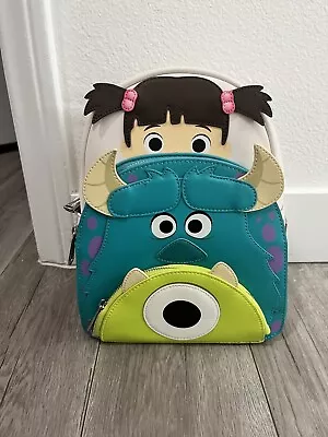 Loungefly Disney Pixar Monsters Inc. Boo Mike Sulley Cosplay Mini Backpack • $110