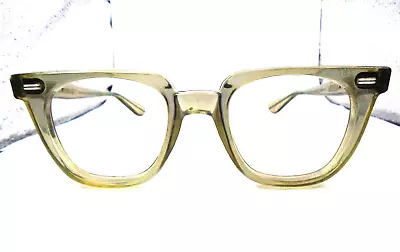 Norton 6   Green 48mm Vintage Eyeglasses Frames NO LENSES Made In USA • $29.49