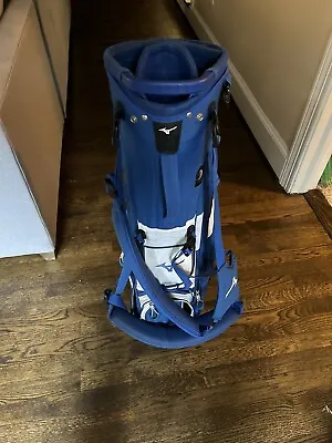 Mizuno BR-D4 Stand/Carry Bag 6-Way Blue And White • $125