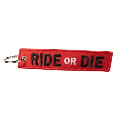 $9.99 • Buy MonkeyEAT Ride Or Die Red Keychain