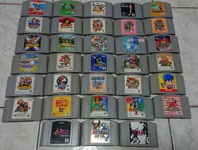 (mostly) Cartridge Only Nintendo 64 Genuine N64 Japanese Games - NTSC-J • $9.99