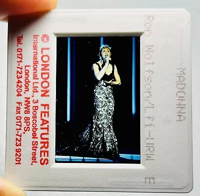 MADONNA Original Film Slide 35mm 1997 Academy Awards Singing “You Must Love Me” • $22.49