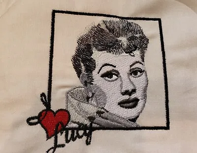 Custom Embroidered I Love Lucy Sketch Kitchen Dish Towel Set • $23