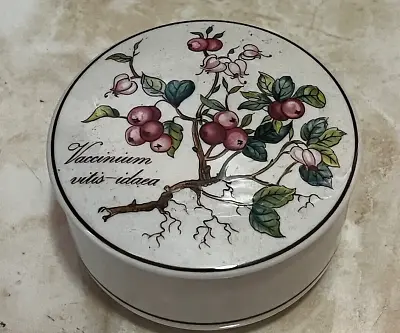 VTG Depuis 1748 Villeroy & Boch Botanica Floral Porcelain Keepsake Trinket Box • $12.99