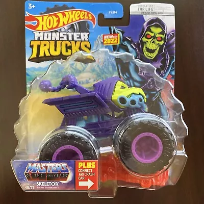 Hot Wheels Monster Trucks Masters Of The Universe Skeletor 1:64 Scale Purple • $8.88