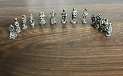 Vintage Pewter Die Cast Miniatures Figurines 91 IRS Lot Of 13 • $35