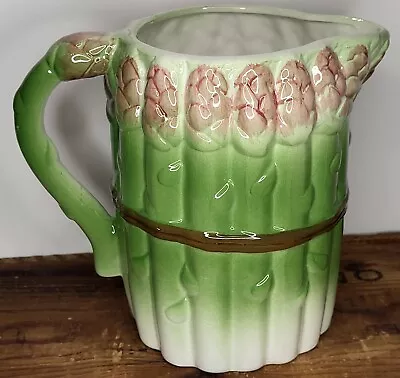 Vintage Wang's International Ceramic Asparagus Pitcher Made In Taiwan R.O.C.  • $14.95