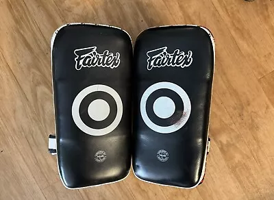 Fairtex Muay Thai MMA Kickboxing Pads (Pair) Curved (KPLC2 - Standard) • $99