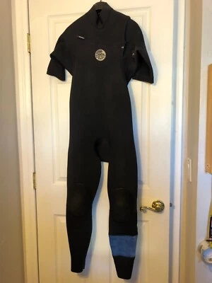 $42 • Buy Rip Curl Men's 2mm Full Short Sleeve Front Zip Wetsuit LS Surf Swim
