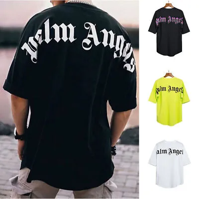 Women Men Hip-hop T-shirt Oversize Short Sleeve Fashion Angels Tops Summer Shirt • £17.99